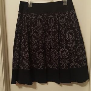 Ann Taylor Fit and flare pleated skirt